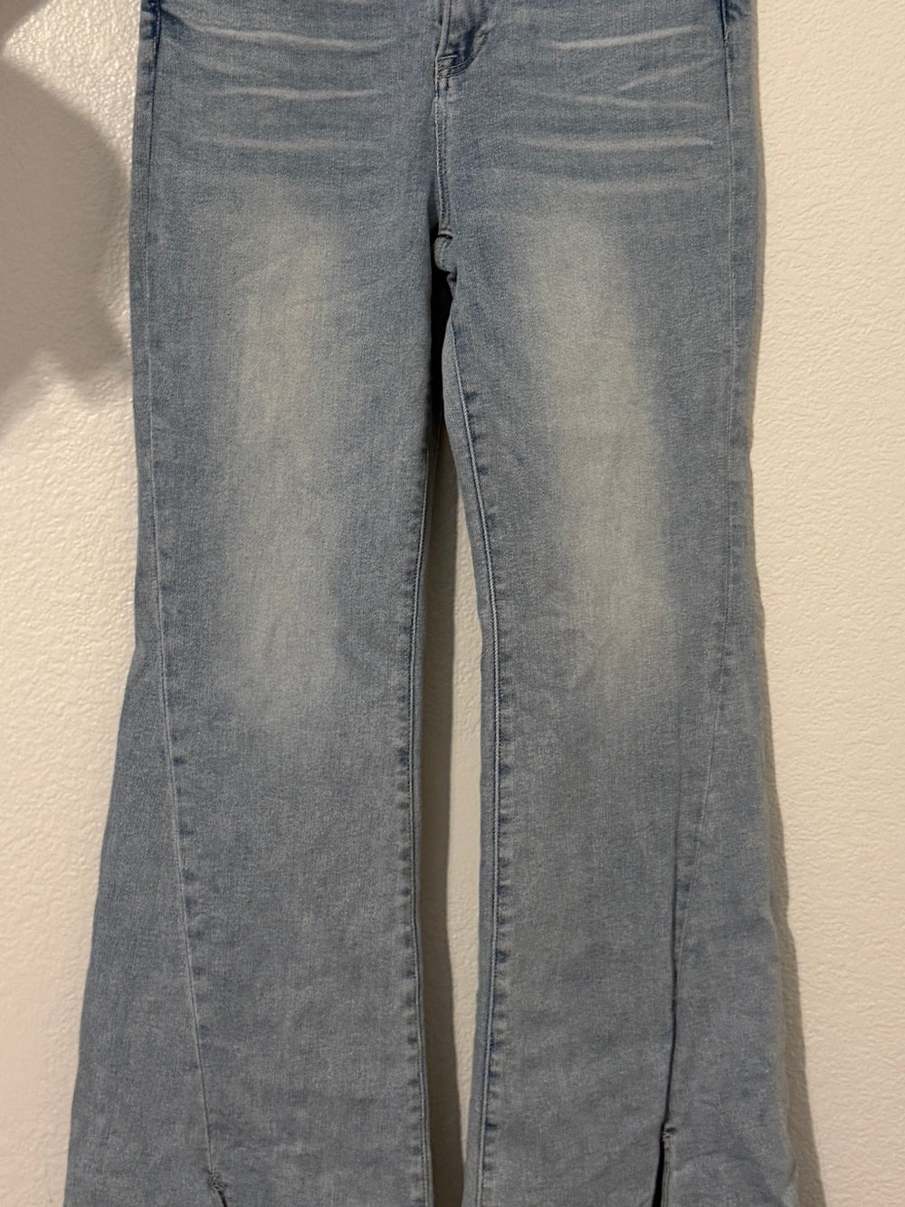 Light Blue High-Rise Flare Jeans